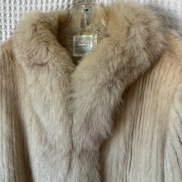 Vintage Mink Fur Coat Tan - Picture 2 of 13